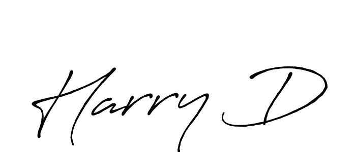 Design your own signature with our free online signature maker. With this signature software, you can create a handwritten (Antro_Vectra_Bolder) signature for name Harry D. Harry D signature style 7 images and pictures png