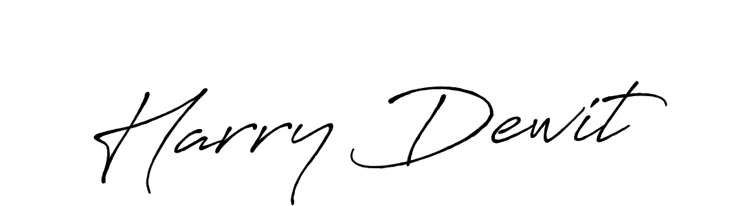 Also You can easily find your signature by using the search form. We will create Harry Dewit name handwritten signature images for you free of cost using Antro_Vectra_Bolder sign style. Harry Dewit signature style 7 images and pictures png
