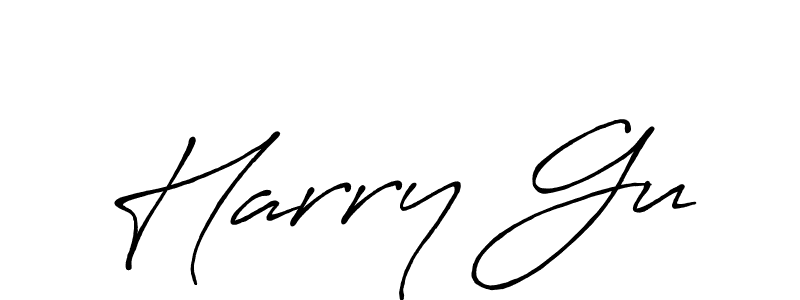 Once you've used our free online signature maker to create your best signature Antro_Vectra_Bolder style, it's time to enjoy all of the benefits that Harry Gu name signing documents. Harry Gu signature style 7 images and pictures png