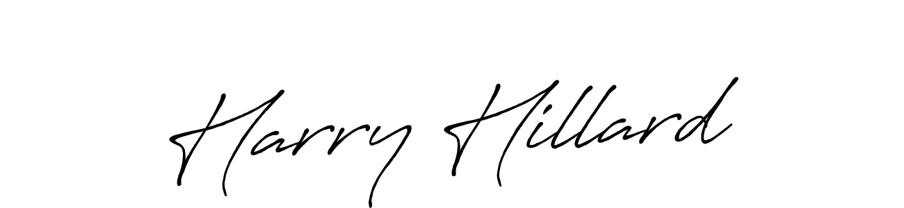 Use a signature maker to create a handwritten signature online. With this signature software, you can design (Antro_Vectra_Bolder) your own signature for name Harry Hillard. Harry Hillard signature style 7 images and pictures png