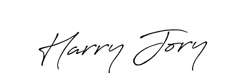 Harry Jory stylish signature style. Best Handwritten Sign (Antro_Vectra_Bolder) for my name. Handwritten Signature Collection Ideas for my name Harry Jory. Harry Jory signature style 7 images and pictures png