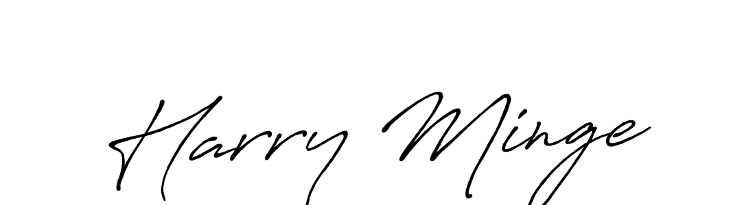 How to make Harry Minge signature? Antro_Vectra_Bolder is a professional autograph style. Create handwritten signature for Harry Minge name. Harry Minge signature style 7 images and pictures png