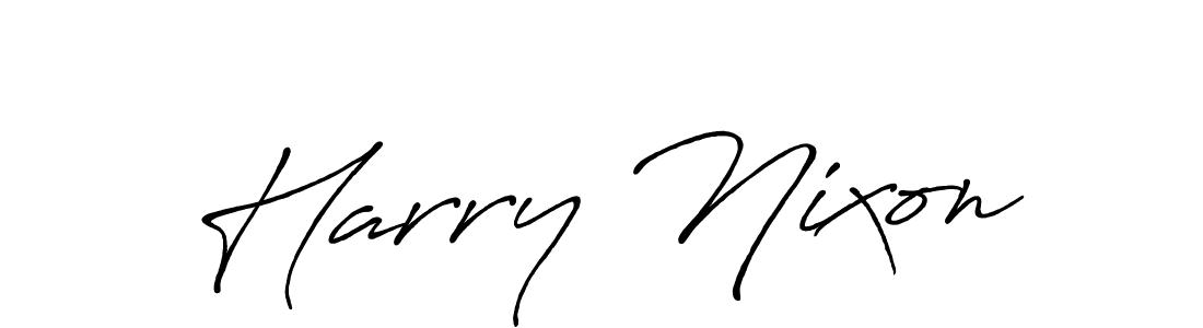 Create a beautiful signature design for name Harry Nixon. With this signature (Antro_Vectra_Bolder) fonts, you can make a handwritten signature for free. Harry Nixon signature style 7 images and pictures png