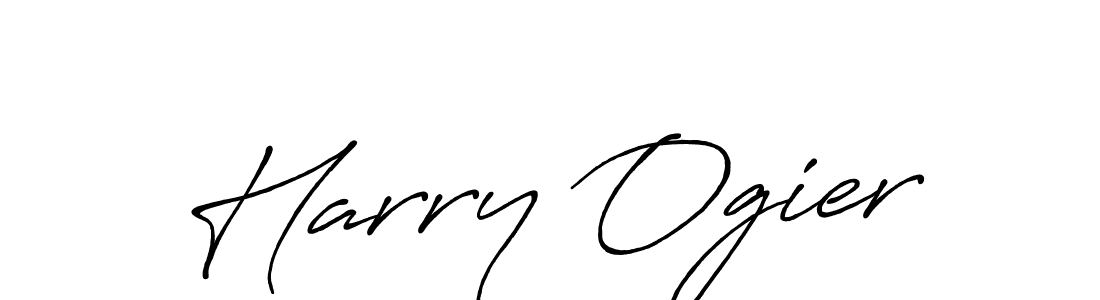 Design your own signature with our free online signature maker. With this signature software, you can create a handwritten (Antro_Vectra_Bolder) signature for name Harry Ogier. Harry Ogier signature style 7 images and pictures png