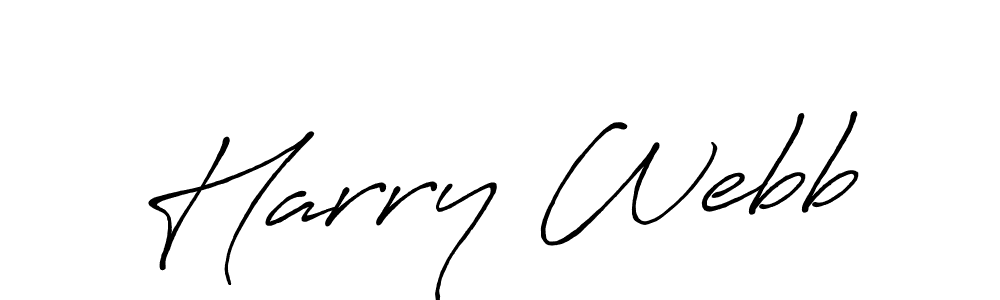 It looks lik you need a new signature style for name Harry Webb. Design unique handwritten (Antro_Vectra_Bolder) signature with our free signature maker in just a few clicks. Harry Webb signature style 7 images and pictures png