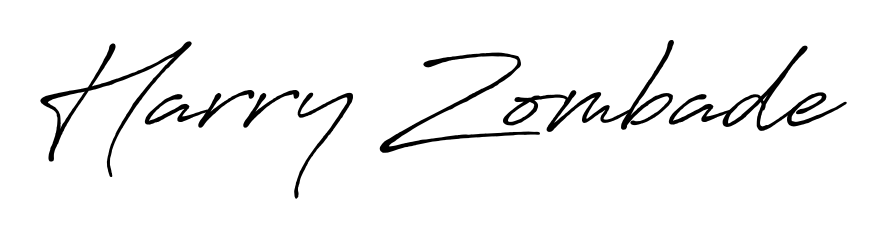 Style your name Harry Zombade with confidence using Antro_Vectra_Bolder signature design. Simple, elegant, and ready for immediate document use. Harry Zombade signature style 7 images and pictures png
