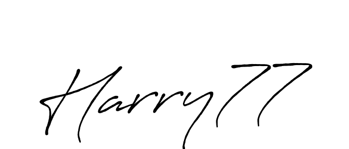 You should practise on your own different ways (Antro_Vectra_Bolder) to write your name (Harry77) in signature. don't let someone else do it for you. Harry77 signature style 7 images and pictures png