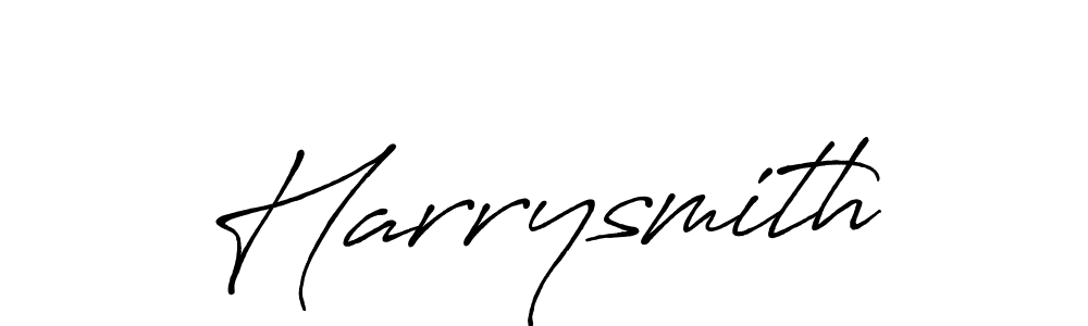 How to make Harrysmith signature? Antro_Vectra_Bolder is a professional autograph style. Create handwritten signature for Harrysmith name. Harrysmith signature style 7 images and pictures png