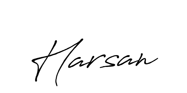 How to make Harsan signature? Antro_Vectra_Bolder is a professional autograph style. Create handwritten signature for Harsan name. Harsan signature style 7 images and pictures png