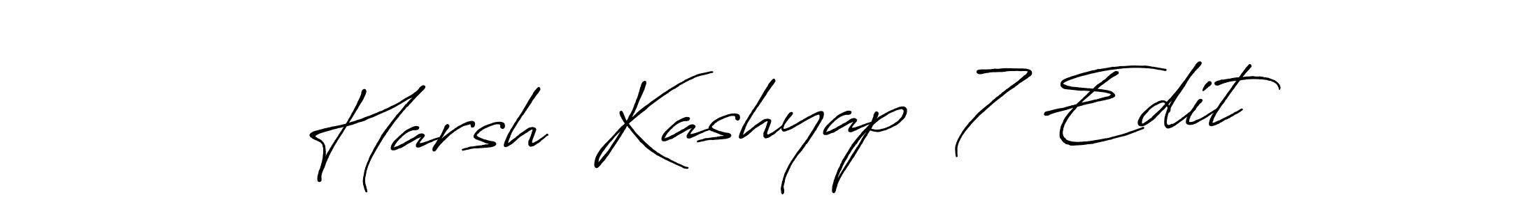 Also we have Harsh  Kashyap  7 Edit name is the best signature style. Create professional handwritten signature collection using Antro_Vectra_Bolder autograph style. Harsh  Kashyap  7 Edit signature style 7 images and pictures png