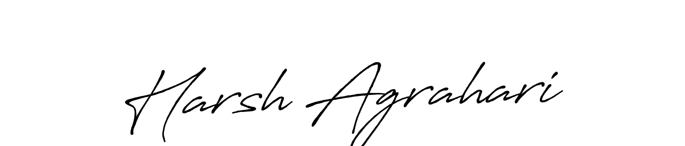 Make a beautiful signature design for name Harsh Agrahari. Use this online signature maker to create a handwritten signature for free. Harsh Agrahari signature style 7 images and pictures png