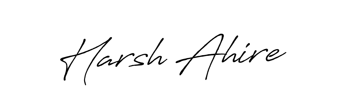 You can use this online signature creator to create a handwritten signature for the name Harsh Ahire. This is the best online autograph maker. Harsh Ahire signature style 7 images and pictures png