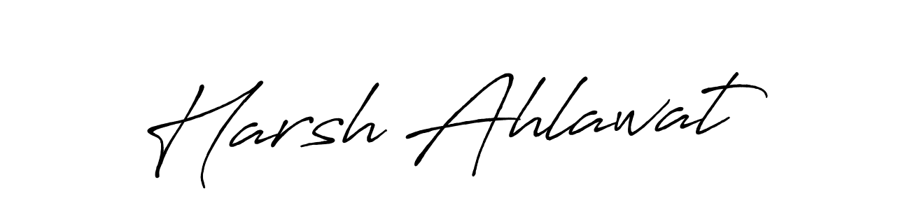 Make a short Harsh Ahlawat signature style. Manage your documents anywhere anytime using Antro_Vectra_Bolder. Create and add eSignatures, submit forms, share and send files easily. Harsh Ahlawat signature style 7 images and pictures png
