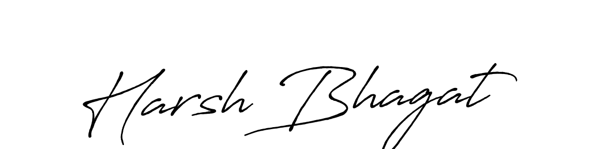 Also You can easily find your signature by using the search form. We will create Harsh Bhagat name handwritten signature images for you free of cost using Antro_Vectra_Bolder sign style. Harsh Bhagat signature style 7 images and pictures png