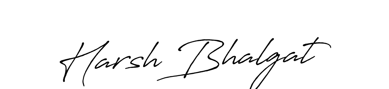 It looks lik you need a new signature style for name Harsh Bhalgat. Design unique handwritten (Antro_Vectra_Bolder) signature with our free signature maker in just a few clicks. Harsh Bhalgat signature style 7 images and pictures png