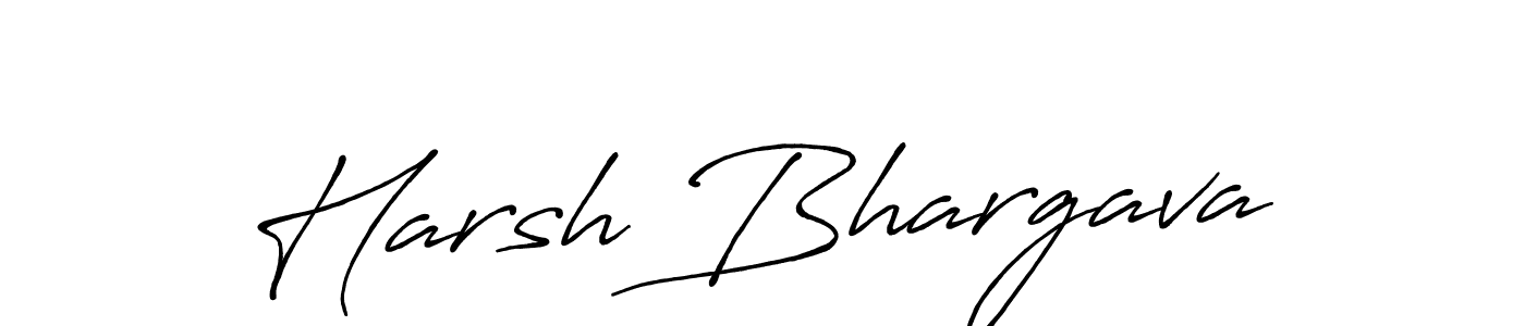 Antro_Vectra_Bolder is a professional signature style that is perfect for those who want to add a touch of class to their signature. It is also a great choice for those who want to make their signature more unique. Get Harsh Bhargava name to fancy signature for free. Harsh Bhargava signature style 7 images and pictures png