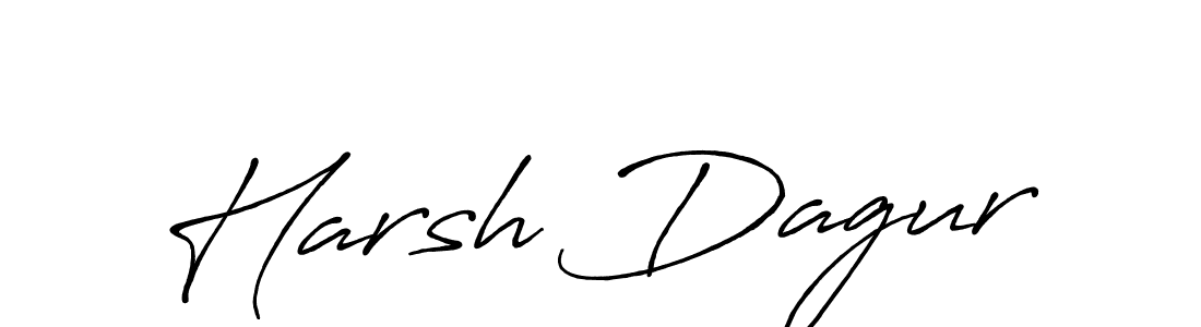 Also we have Harsh Dagur name is the best signature style. Create professional handwritten signature collection using Antro_Vectra_Bolder autograph style. Harsh Dagur signature style 7 images and pictures png