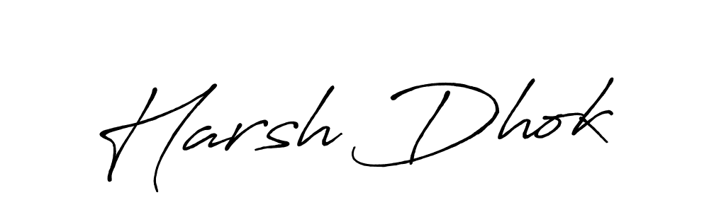 You should practise on your own different ways (Antro_Vectra_Bolder) to write your name (Harsh Dhok) in signature. don't let someone else do it for you. Harsh Dhok signature style 7 images and pictures png