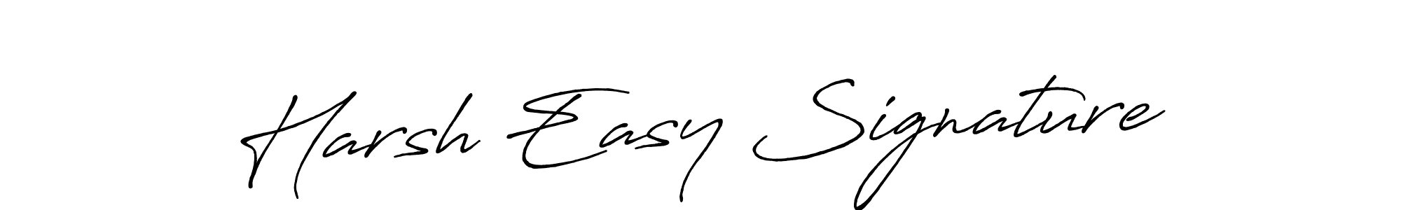 Also You can easily find your signature by using the search form. We will create Harsh Easy Signature name handwritten signature images for you free of cost using Antro_Vectra_Bolder sign style. Harsh Easy Signature signature style 7 images and pictures png