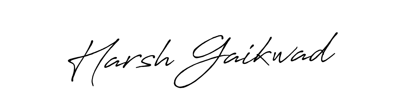 How to make Harsh Gaikwad signature? Antro_Vectra_Bolder is a professional autograph style. Create handwritten signature for Harsh Gaikwad name. Harsh Gaikwad signature style 7 images and pictures png