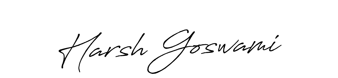 Also we have Harsh Goswami name is the best signature style. Create professional handwritten signature collection using Antro_Vectra_Bolder autograph style. Harsh Goswami signature style 7 images and pictures png
