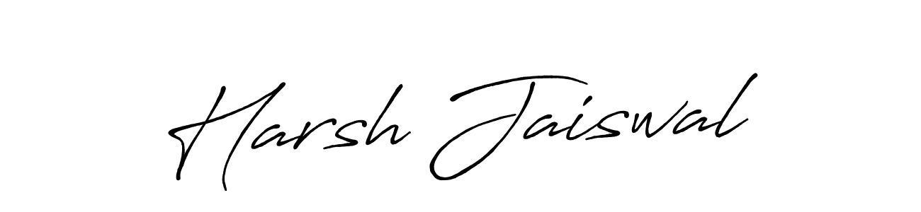 Design your own signature with our free online signature maker. With this signature software, you can create a handwritten (Antro_Vectra_Bolder) signature for name Harsh Jaiswal. Harsh Jaiswal signature style 7 images and pictures png