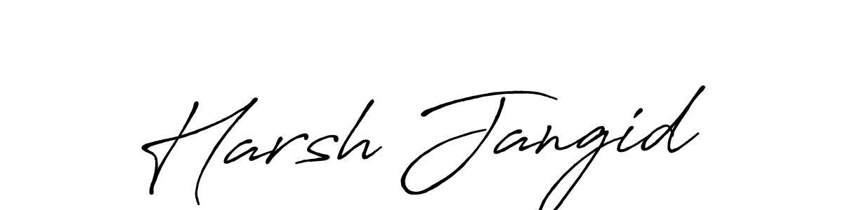 Once you've used our free online signature maker to create your best signature Antro_Vectra_Bolder style, it's time to enjoy all of the benefits that Harsh Jangid name signing documents. Harsh Jangid signature style 7 images and pictures png