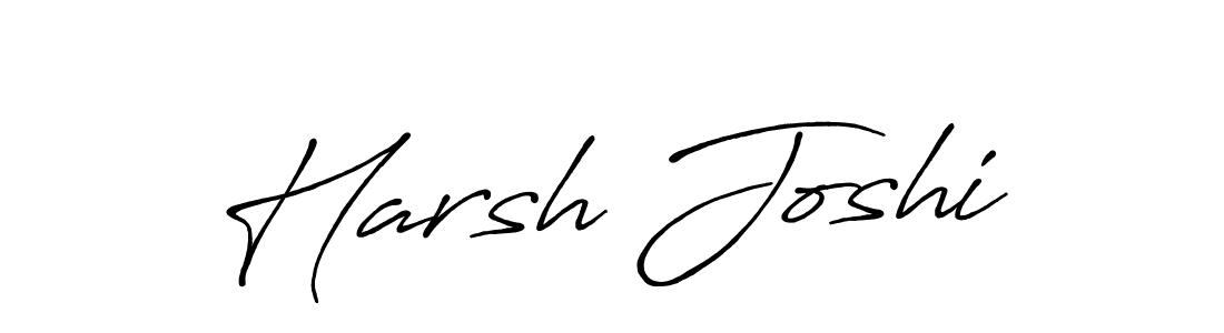 It looks lik you need a new signature style for name Harsh Joshi. Design unique handwritten (Antro_Vectra_Bolder) signature with our free signature maker in just a few clicks. Harsh Joshi signature style 7 images and pictures png