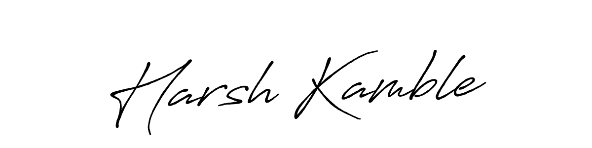 You can use this online signature creator to create a handwritten signature for the name Harsh Kamble. This is the best online autograph maker. Harsh Kamble signature style 7 images and pictures png