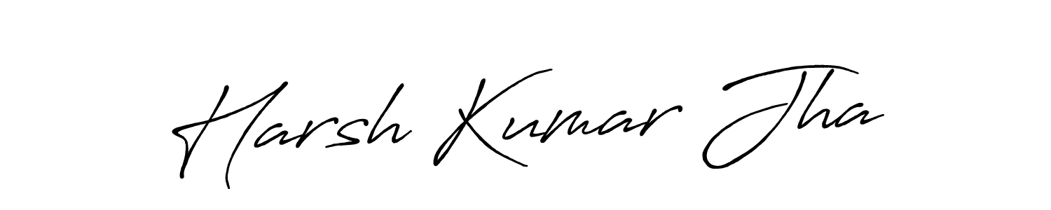 Once you've used our free online signature maker to create your best signature Antro_Vectra_Bolder style, it's time to enjoy all of the benefits that Harsh Kumar Jha name signing documents. Harsh Kumar Jha signature style 7 images and pictures png