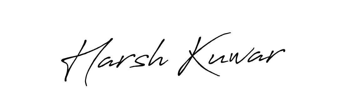 You should practise on your own different ways (Antro_Vectra_Bolder) to write your name (Harsh Kuwar) in signature. don't let someone else do it for you. Harsh Kuwar signature style 7 images and pictures png