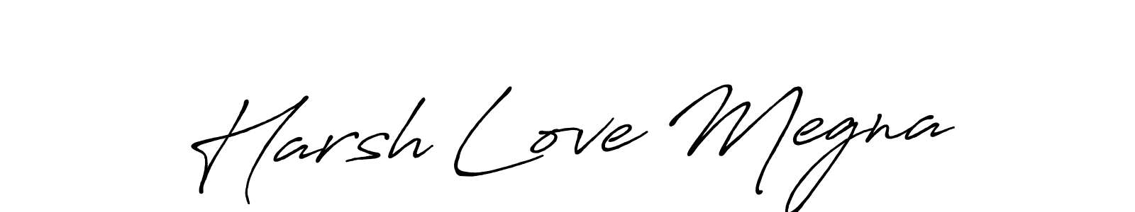 See photos of Harsh Love Megna official signature by Spectra . Check more albums & portfolios. Read reviews & check more about Antro_Vectra_Bolder font. Harsh Love Megna signature style 7 images and pictures png