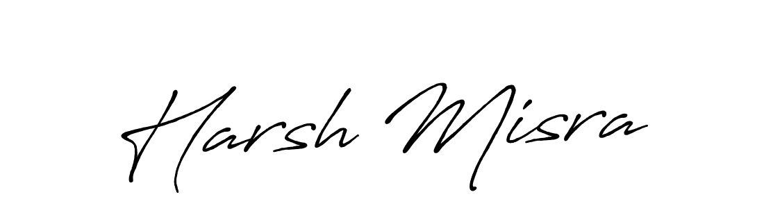 Use a signature maker to create a handwritten signature online. With this signature software, you can design (Antro_Vectra_Bolder) your own signature for name Harsh Misra. Harsh Misra signature style 7 images and pictures png