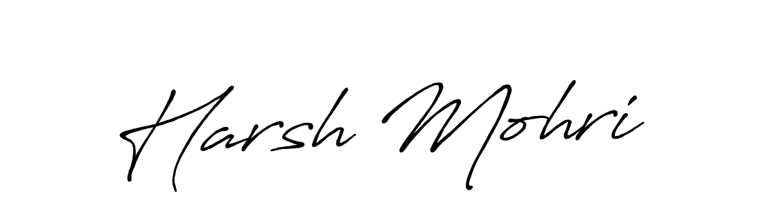 Similarly Antro_Vectra_Bolder is the best handwritten signature design. Signature creator online .You can use it as an online autograph creator for name Harsh Mohri. Harsh Mohri signature style 7 images and pictures png