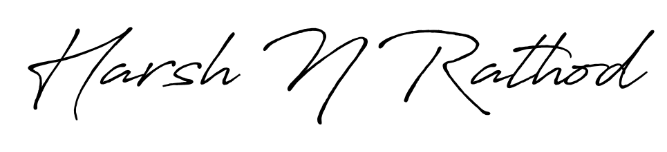 Make a beautiful signature design for name Harsh N Rathod. Use this online signature maker to create a handwritten signature for free. Harsh N Rathod signature style 7 images and pictures png
