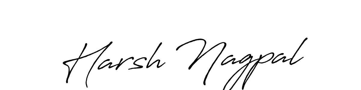 Similarly Antro_Vectra_Bolder is the best handwritten signature design. Signature creator online .You can use it as an online autograph creator for name Harsh Nagpal. Harsh Nagpal signature style 7 images and pictures png