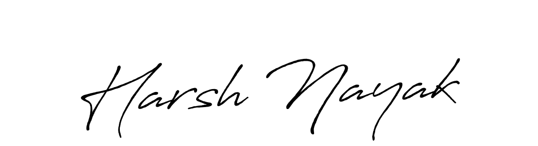 Harsh Nayak stylish signature style. Best Handwritten Sign (Antro_Vectra_Bolder) for my name. Handwritten Signature Collection Ideas for my name Harsh Nayak. Harsh Nayak signature style 7 images and pictures png