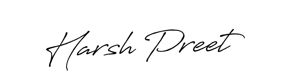 It looks lik you need a new signature style for name Harsh Preet. Design unique handwritten (Antro_Vectra_Bolder) signature with our free signature maker in just a few clicks. Harsh Preet signature style 7 images and pictures png