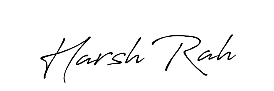 Design your own signature with our free online signature maker. With this signature software, you can create a handwritten (Antro_Vectra_Bolder) signature for name Harsh Rah. Harsh Rah signature style 7 images and pictures png