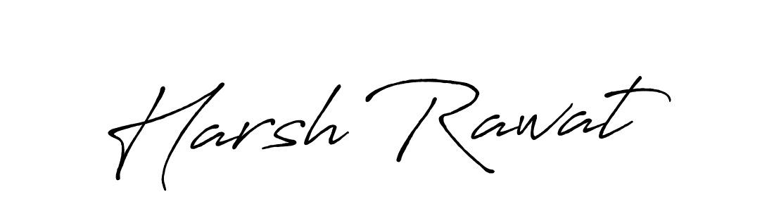 It looks lik you need a new signature style for name Harsh Rawat. Design unique handwritten (Antro_Vectra_Bolder) signature with our free signature maker in just a few clicks. Harsh Rawat signature style 7 images and pictures png