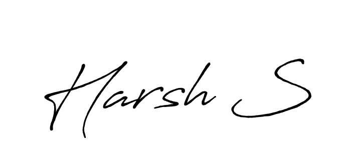 This is the best signature style for the Harsh S name. Also you like these signature font (Antro_Vectra_Bolder). Mix name signature. Harsh S signature style 7 images and pictures png