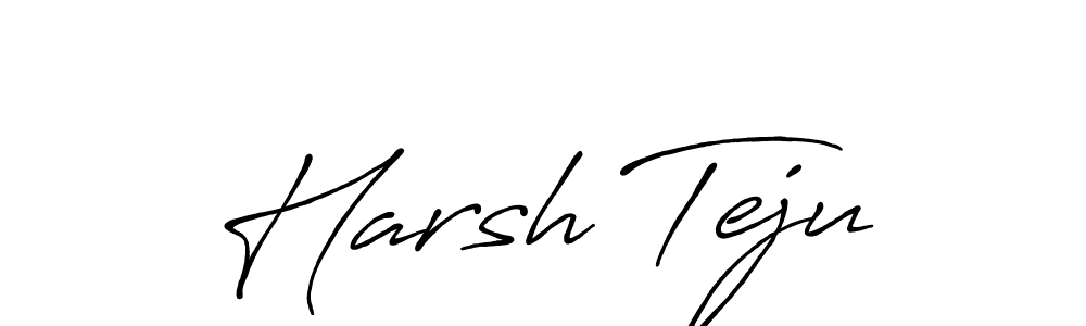 Make a short Harsh Teju signature style. Manage your documents anywhere anytime using Antro_Vectra_Bolder. Create and add eSignatures, submit forms, share and send files easily. Harsh Teju signature style 7 images and pictures png