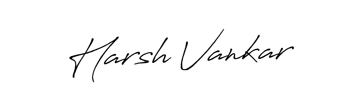 Make a beautiful signature design for name Harsh Vankar. Use this online signature maker to create a handwritten signature for free. Harsh Vankar signature style 7 images and pictures png