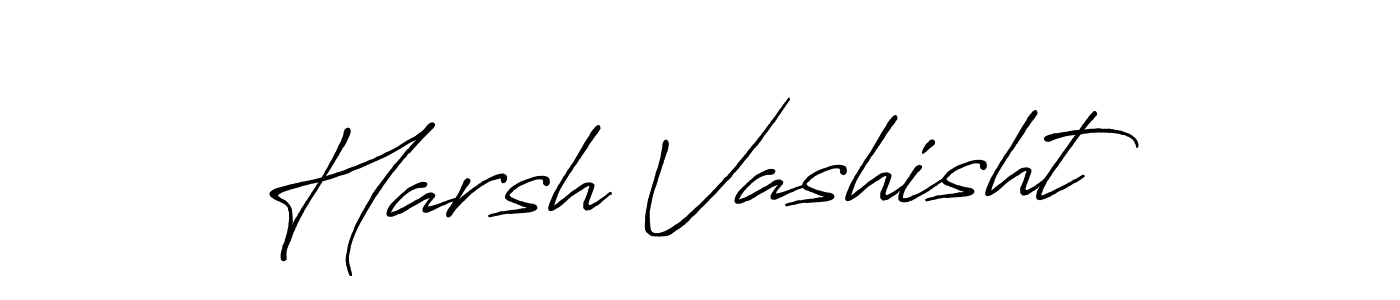 This is the best signature style for the Harsh Vashisht name. Also you like these signature font (Antro_Vectra_Bolder). Mix name signature. Harsh Vashisht signature style 7 images and pictures png