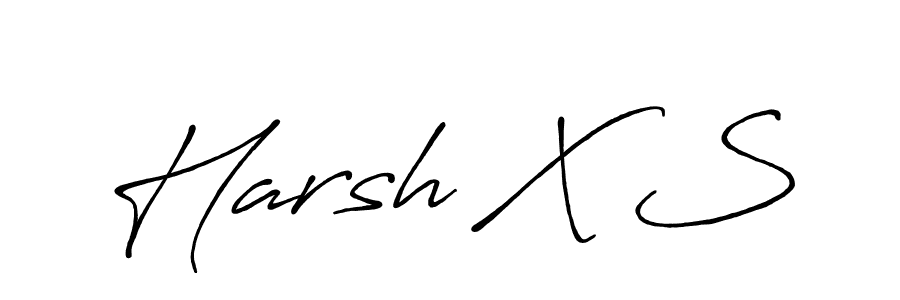 Design your own signature with our free online signature maker. With this signature software, you can create a handwritten (Antro_Vectra_Bolder) signature for name Harsh X S. Harsh X S signature style 7 images and pictures png