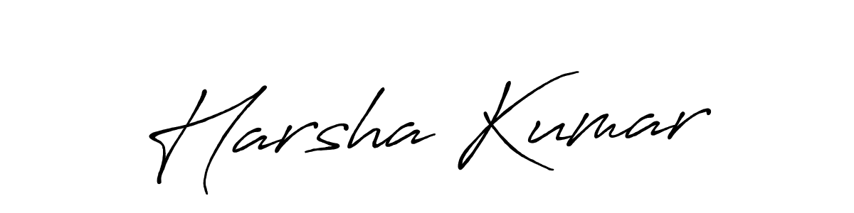 Use a signature maker to create a handwritten signature online. With this signature software, you can design (Antro_Vectra_Bolder) your own signature for name Harsha Kumar. Harsha Kumar signature style 7 images and pictures png