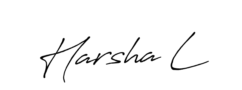 See photos of Harsha L official signature by Spectra . Check more albums & portfolios. Read reviews & check more about Antro_Vectra_Bolder font. Harsha L signature style 7 images and pictures png