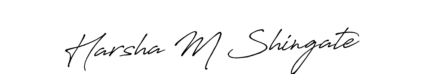 How to Draw Harsha M Shingate signature style? Antro_Vectra_Bolder is a latest design signature styles for name Harsha M Shingate. Harsha M Shingate signature style 7 images and pictures png