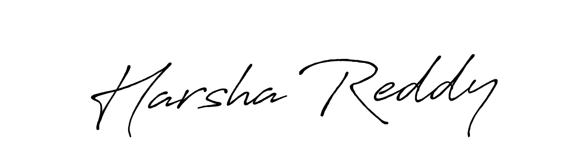 Harsha Reddy stylish signature style. Best Handwritten Sign (Antro_Vectra_Bolder) for my name. Handwritten Signature Collection Ideas for my name Harsha Reddy. Harsha Reddy signature style 7 images and pictures png