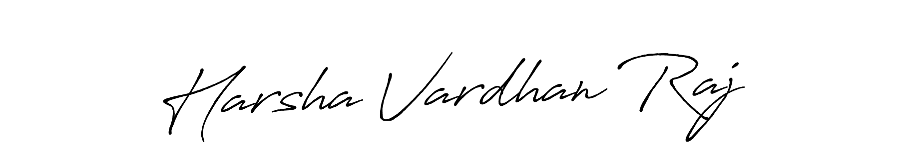 How to make Harsha Vardhan Raj name signature. Use Antro_Vectra_Bolder style for creating short signs online. This is the latest handwritten sign. Harsha Vardhan Raj signature style 7 images and pictures png